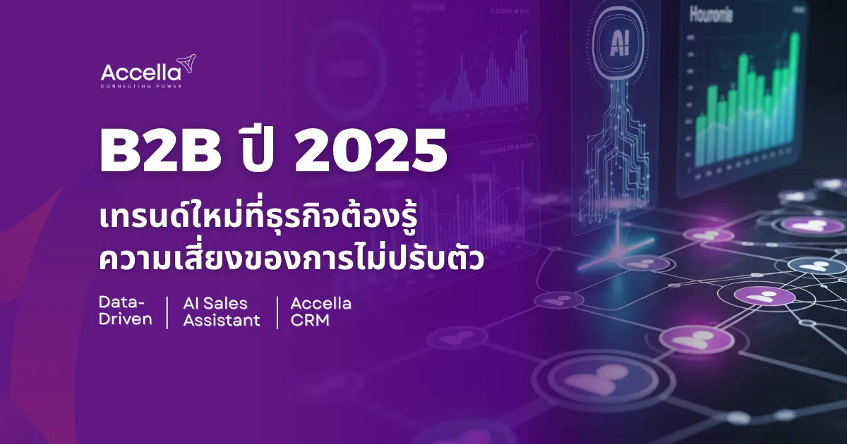 การหาลูกค้า B2B ปี 2025: เทรนด์ใหม่ที่ธุรกิจต้องรู้